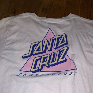 cotton candy santa cruz shirt